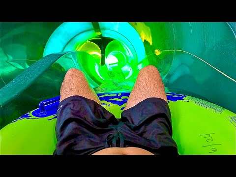 Downhill Race Water Slide at Great Wolf Lodge | Perryville, USA