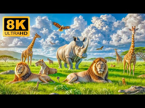 Magnificent Planetary Wildlife 8K ULTRA HD🐾 Wildlife Symphony With Relaxing Music