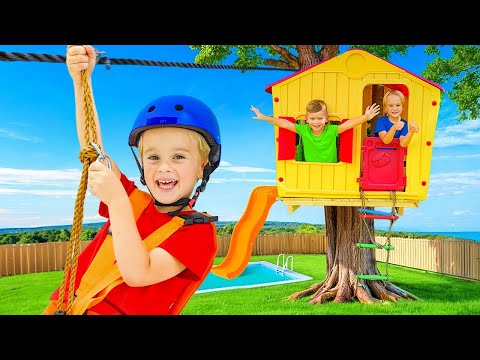 Vlad and Niki - Tree House with zipline Adventures