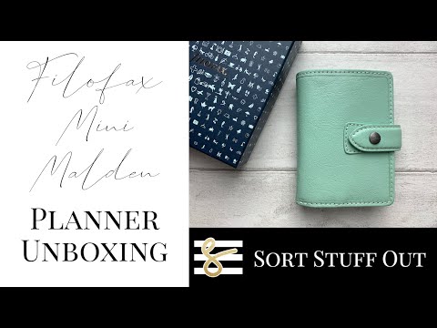 Filofax Mini Malden Unboxing