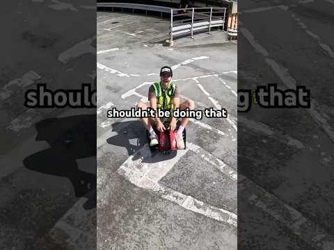 Who hired this guy?🤦🏼‍♀️💀         #scooter #skatepark #security #police #comedy #funny #skit