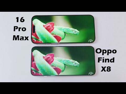 Oppo Find X8 VS iPhone 16 Pro Max - Speed, Display, Thinnest