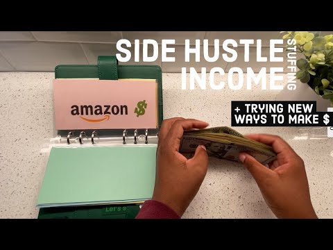 CASH STUFFING | Side Income | Hustling to pay off a $14,000 student loan #debtfreejourney