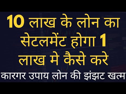 Loan Default only 15 % me hoga Loan settlement लोन सेटलमेंट कब कैसे क्यूँ होता है ???