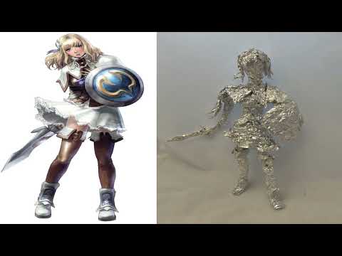 Pyrrha Alexandra - Aluminum Foil Sculpture