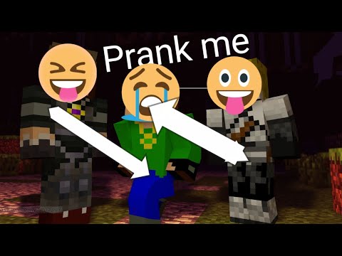 my friends prank me in minecraft but fail | gaming tip top