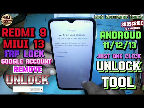 Redmi 9 FRP Unlock|Redmi 9 Android 11-12-13 miui 13 FRP Unlock Tool💯|Redmi ka FRP kaise Tode