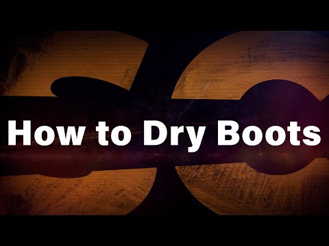 How to Dry Boots in the Wild