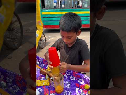 Hardworking Boy Selling Unique Juice 🥤😋 #shorts