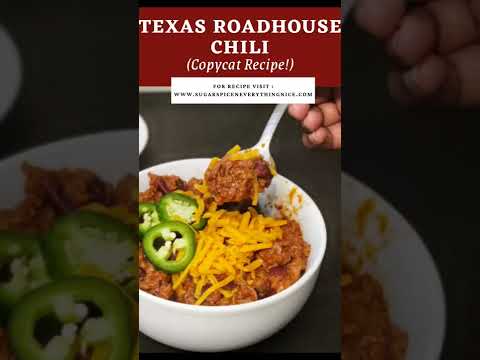 Texas Roadhouse Chili Recipe ( Copycat)