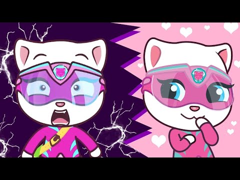 Angela’s Evil Twin | Talking Tom Heroes - Cartoon for kids | Kids Shows Club