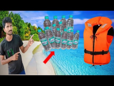 Bottle se banaya life jacket🧥life jacket swimming🥽Life suite#viral#lifejacket😱#therivalsofficialboy