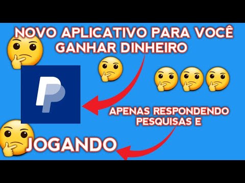 NOVO APP PROMETENDO QUE VAI TE PAGAR PARA VOCÊ RESPONDER PESQUISAS E JOGAR 🤔🤔