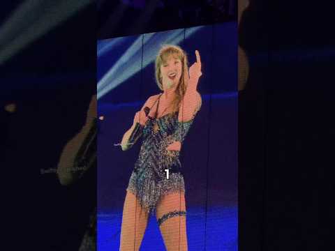 Taylor Swift has been counting down from the Last 5 Eras Tour Show during Midnight rain...