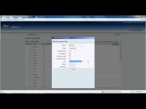 CRM Demo- Adding a Custom Field