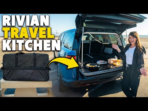 Testing out the $1400 Rivian Travel Kitchen!