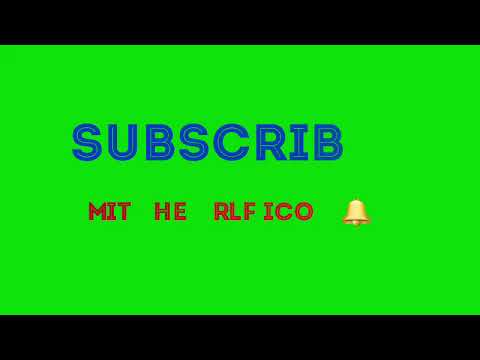 Free green screen subscribe intro | green screen subscriber intro for YouTube | kishan talks