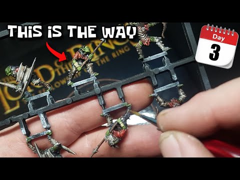 PAINTING Miniatures Still on the SPRUE is a GAME CHANGER!