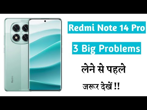 Redmi Note 14 Pro Problems Review | 3 Big Problems