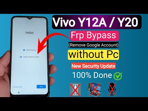 Vivo Y12A/Y20 FRP Bypass without PC (Android 11) | New Security Update 2024 | Remove Google Account"