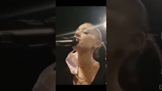 Ariana grande being surprised by her own voice #arianagrande #positions