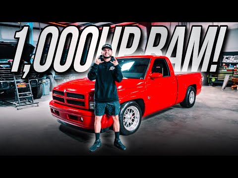 Picking Up My 1000hp Hellcat Swapped Ram Truck! #ram #hellcat #dodge