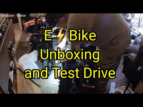 (1582) E Bike 🚲 Unpacking and test run