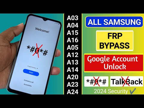 Samsung Frp Bypass TalkBack Not Working 2024 Android 12-13-14✔️Samsung A03/A04/A15/A16 Frp Unlock