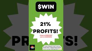 $WIN🤑🤑👀 💡 #CryptoUpdates #Altcoins #BlockchainGaming #tradingprofits  #cryptoprofits