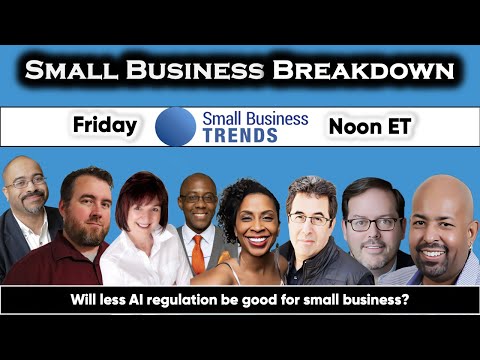 Small Biz Breakdown Ep 13 - Will less AI regulation be good for small businesses?