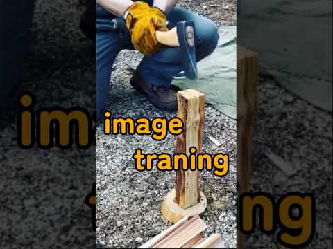 Chopping firewood sounds &image training  薪割りの気持ちいい音！#asmr #キャンプ #アウトドア #初心者 #camping #斧 #薪割り#ハスクバーナ