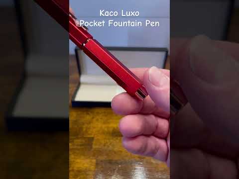 Unboxing Kaco Luxo Pocket Fountain Pen