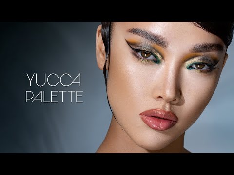 Metallic Cut Crease Eye makeup ft. the YUCCA EYESHADOW PALETTE | Natasha Denona Makeup