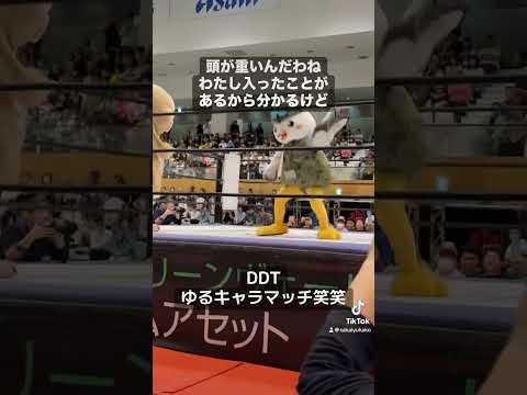 DDT墨田区でゆるキャラマッチ笑