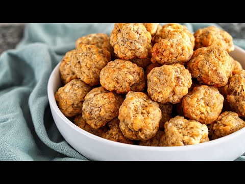 Gluten Free Sausage Balls | The perfect party appetizer!