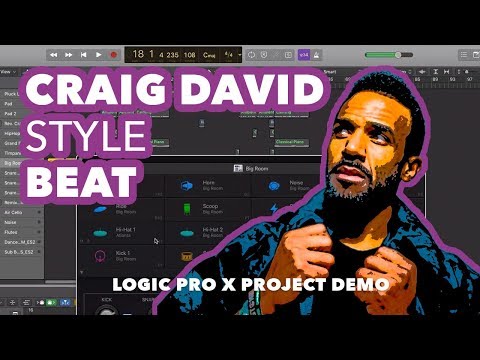 Beat Making Tutorial in Logic Pro X | Craig David Project (2018)