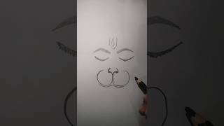 Jai Bajrangbali 🙏🚩|easy Hanuman drawing 😍#shorts #viral #bajrangbali #trending