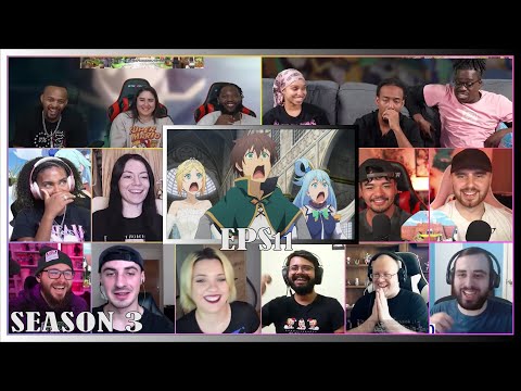 Konosuba Season 3 Episode 11 Reaction Mashup