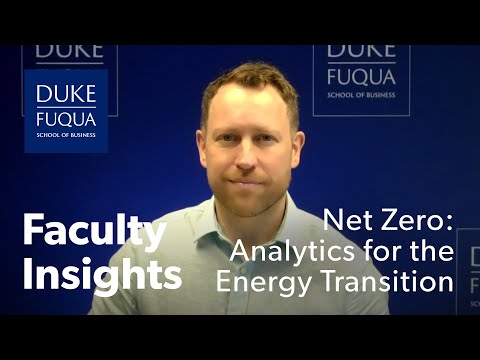 Accelerating to Net Zero: Analytics for the Energy Transition