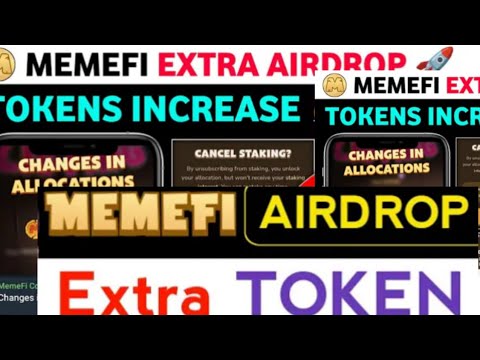 memefi tokan update | Memefi changes in allocation