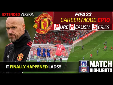 [TTB] FIFA 23 MAN UNITED CAREER EP10 - IT FINALLY HAPPENED! - MASSIVE GAME VS LIVERPOOL & MORE!