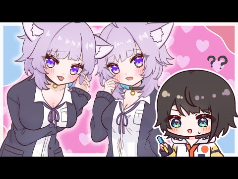 【手描き】おかゆの発言に困惑するスバル【ホロライブ/大空スバル/猫又おかゆ】