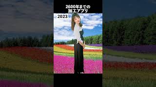 2600年の加工アプリ#shorts