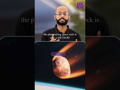 Is A Meteor And A Meteoroid The Same? #byjus #knowledgeshorts #meteor #meteorite