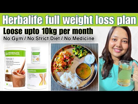 30 Days Weight Loss Plan No Exercise No Strict Diet✅Herbalife Weight loss Diet Plan Results