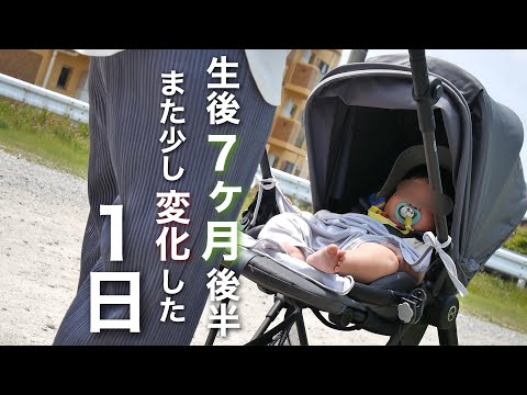 【新米ママの日常vlog】生後7ヶ月(もうすぐ生後8ヶ月)とのまた少し変化した1日 | 離乳食中期 | 完全ミルク | ワンオペ | ルーティン【専業主婦】