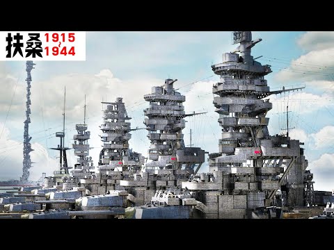 戦艦『扶桑』の竣工時から最終時の姿を解説してみた【3DCG】