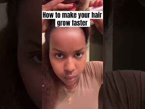 How to make your hair grow faster #hairgrowth #naturalhair #4chair #blackgirlmagic