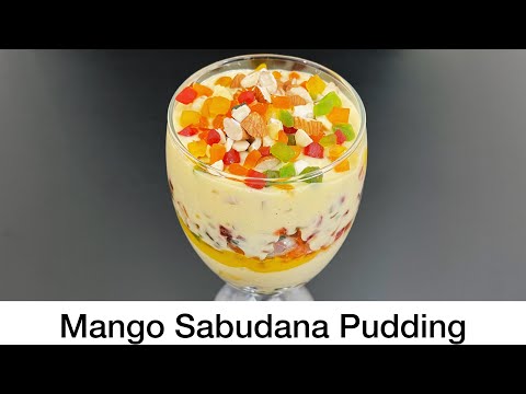 Mango Sabudana Pudding recipe by Salty Bite |