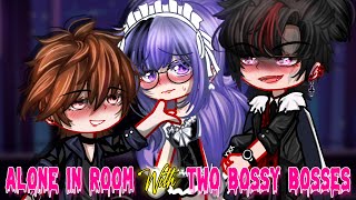 Alone In Room With Two Bossy Bosses ☠️👻🤒 || GCMM || Gacha Club Mini Movie || Midu Chan